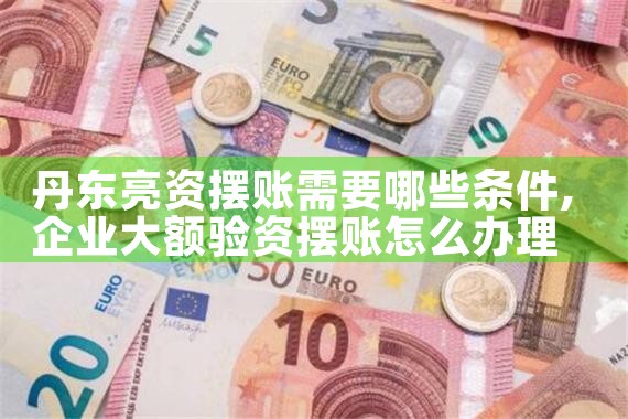丹东亮资摆账需要哪些条件