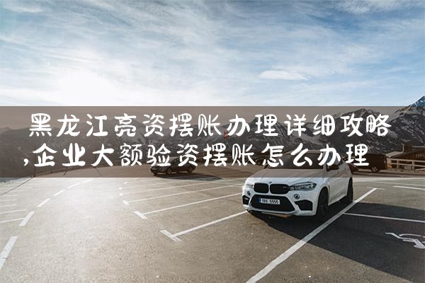 黑龙江亮资摆账办理详细攻略