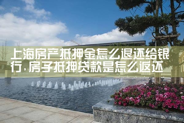 上海哪家银行可以办理房产抵押