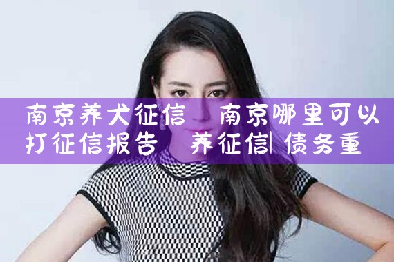 南京养犬征信|养征信|债务重组