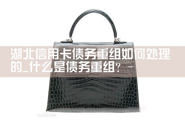 湖北信用卡债务重组如何处理的